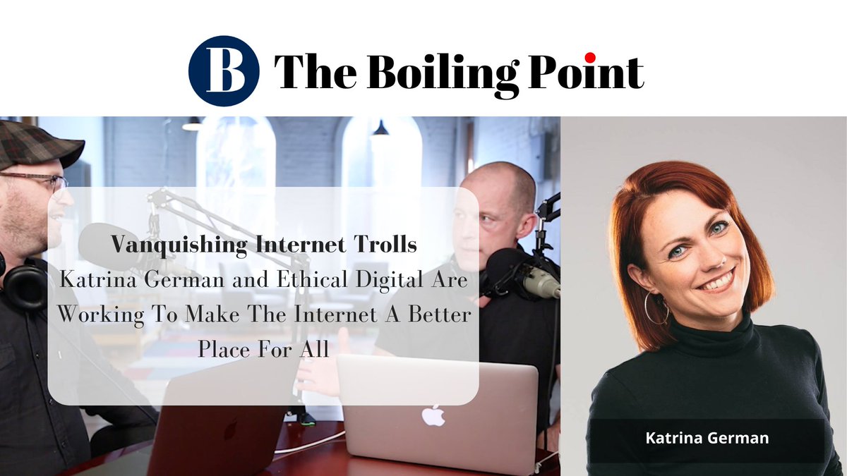 If your life &amp; business is full of internet trolls, you need to listen to our guest <a href="/Katrinavision/">Katrina German</a>. With her company <a href="/Ethical_Digital/">Ethical Digital</a> she is changing the trajectory of the internet. <a href="/dave_veale/">Dave Veale</a> &amp; <a href="/GregHemmings/">greghemmings</a> learn about her vision of internet for #Good youtu.be/dme8urc4aik