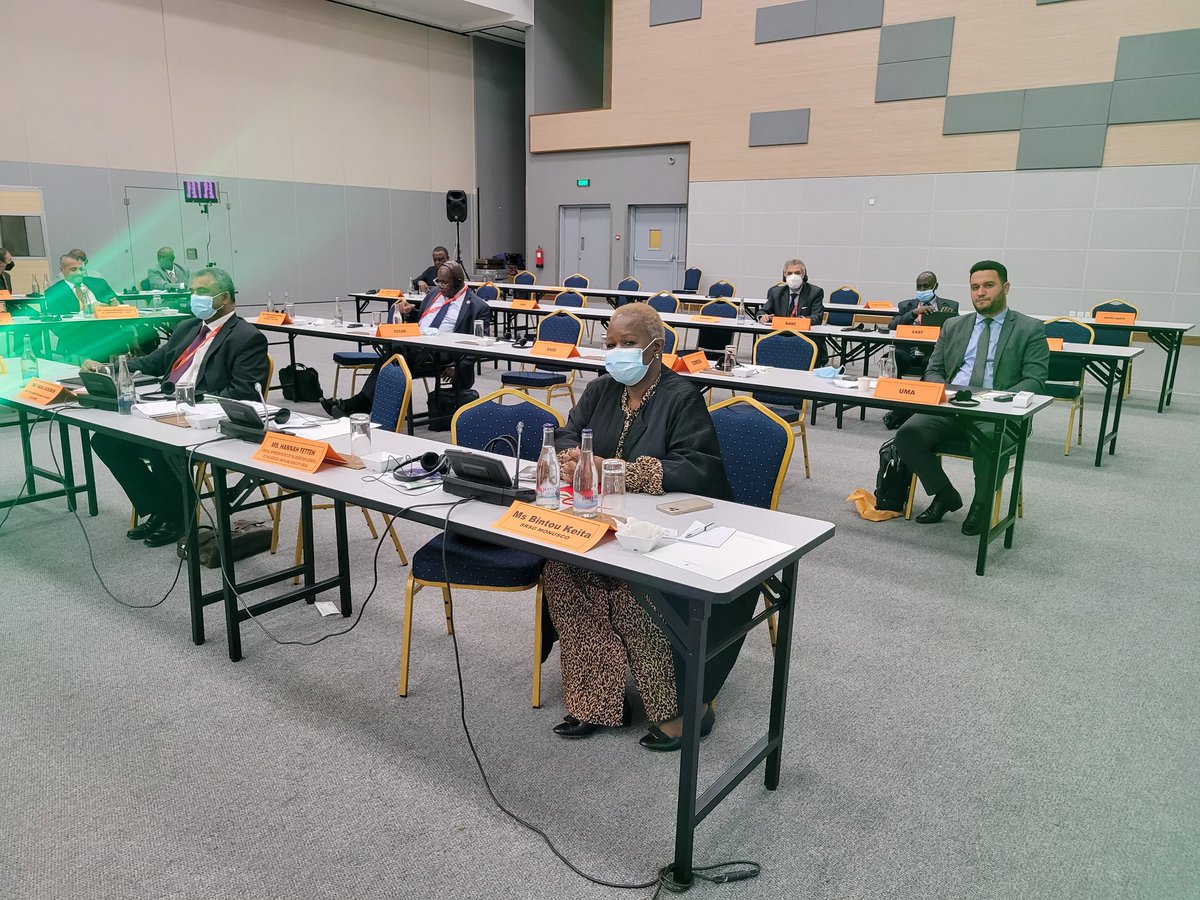 AUC_PAPS's tweet photo. #3rd_High_Level_Debate Session5: Measuring the impact through the AU Monitoring &amp; Evaluation Mechanism on the implementation of the Master Roadmap on #silencingtheguns. Moderator: @jmartyns Presenter: Dr. Andrew Asamoah @issafrica
Panelists: @AUBinetaDiop, Amb. Ibrahima Dia https://t.co/LSz2Xj9Xxj