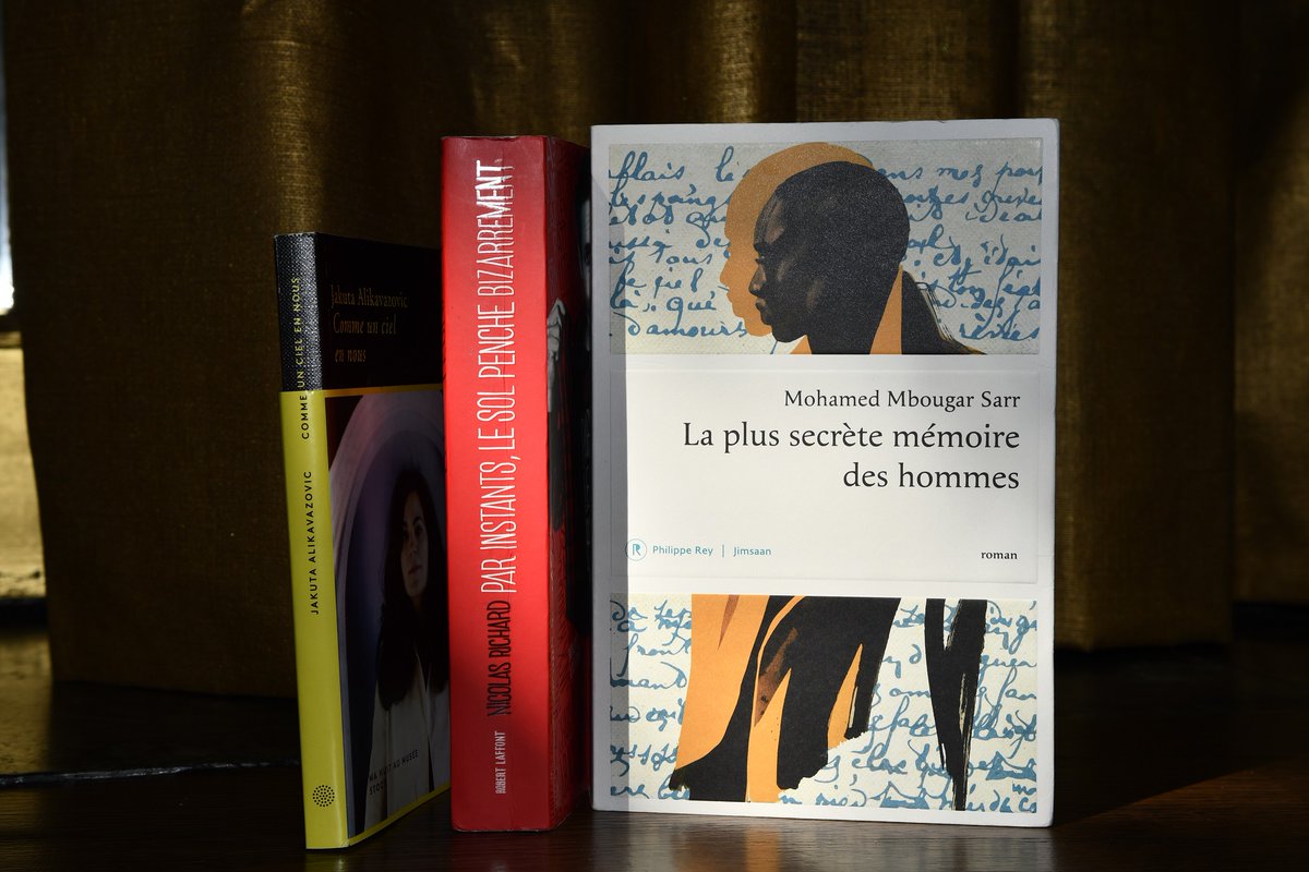 Need new reads? 📚We love Nicolas Richard's Par instants, le sol penche bizarrement (ed. <a href="/robert_laffont/">Robert Laffont</a>), <a href="/jakutaalika/">Jakuta Alikavazovic</a>'s Comme un ciel en nous (ed. <a href="/editionsstock/">Éditions Stock</a>), &amp; Mohamed Mbougar Sarr's La plus secrète mémoire des hommes (ed. <a href="/philippe_rey/">Philippe Rey</a>). See why: bit.ly/3mtxAA8