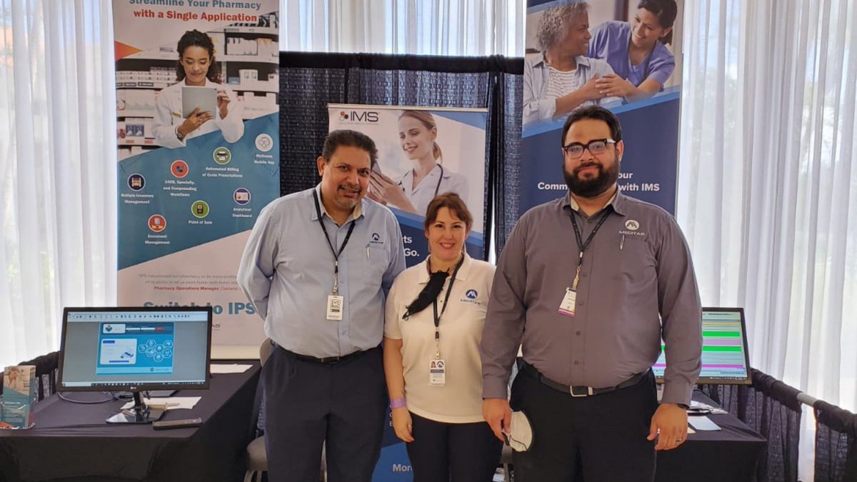 MeditabSoftware's tweet photo. ¡Saludos desde Puerto Rico! - Greetings from Puerto Rico! Some of our Meditabians are working hard today through Saturday at booth 19 at the ASPPR Convention in Rio Grande, Puerto Rico. Thank you to everyone participating.
#ASPPR #ASPPR2021 #healthcareconvention #puertorico https://t.co/malJUMJ8lq