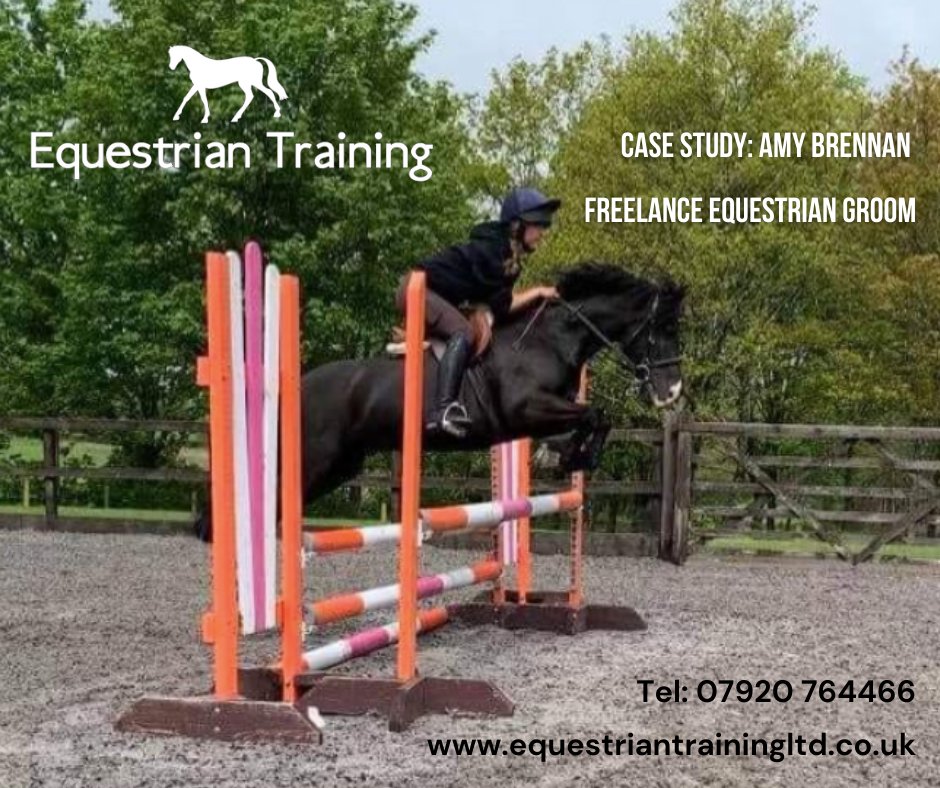 EquestrianMarke's tweet photo. LET US GIVE YOU THE TOOLS TO HAVE A SUCCESSFUL EQUESTRIAN CAREER
Amy completed the BHSQ L2 and the L3 Award in Transporting Horses with Equestrian Training and her new qualifications and heightened confidence in her own ability has led Amy to set up her own business. https://t.co/tp7HkXQbz2