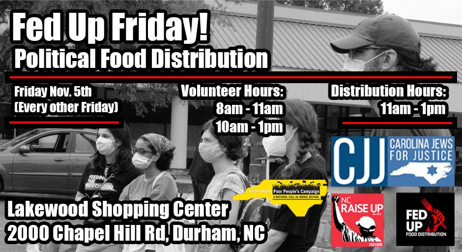 “There are genuinely sufficient resources in the world to ensure that no one, nowhere, at no time, should go hungry.” ~ Ed Asner

We are distributing food! Please sign up to volunteer:
bit.ly/3l5wYym
Share this event:
fb.me/e/2RCrLYOoq

#Fightfor15 #fedupfriday