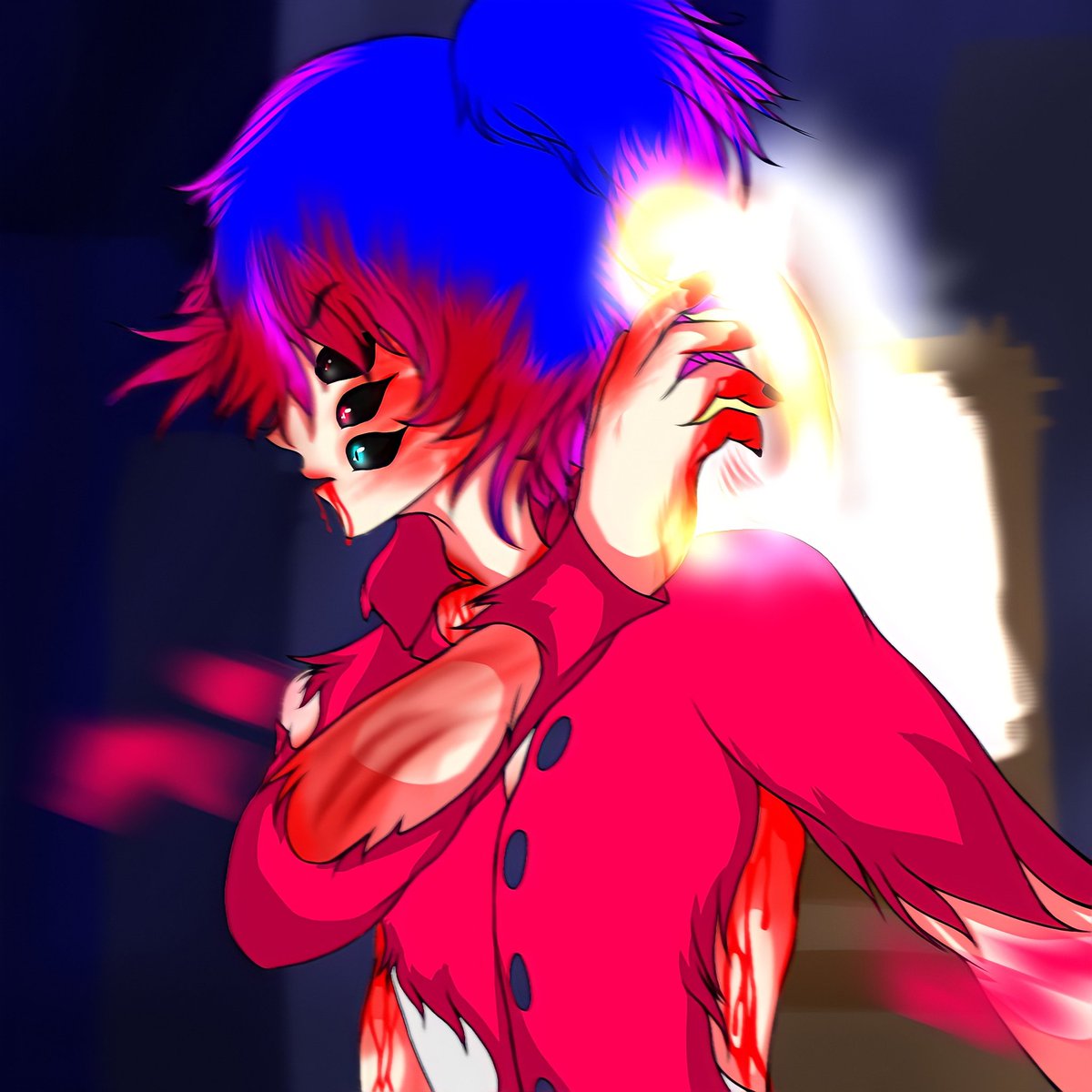 brinecrafty's tweet photo. ~You Tore my Clothes Luci, you're gonna pay for it~
#digitalart #art #fullanimestyle #animestyle #animedrawing #anime #beautiful #animeboy #animeart #animeartist #gachaclub #blood #animeweirdo #weirdo #battle #war #halo https://t.co/jNRyYpIajM