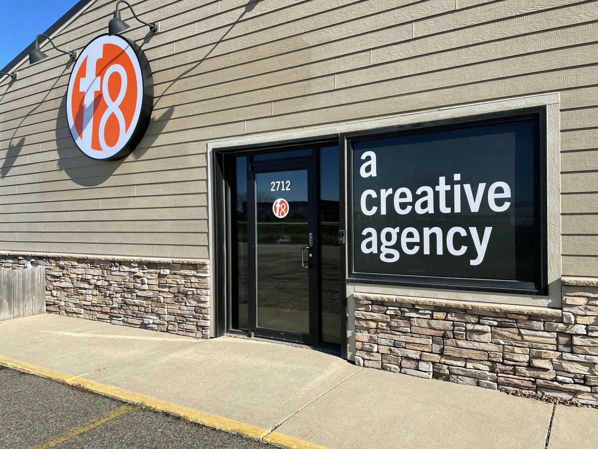 F8Creative's tweet photo. ✅ Window vinyl up, outside look complete! Now we just need to finish the inside… 😅🛠🧰

#makingprogress #officeremodel #newlocation #signage #branding https://t.co/7QcpHF7OMx