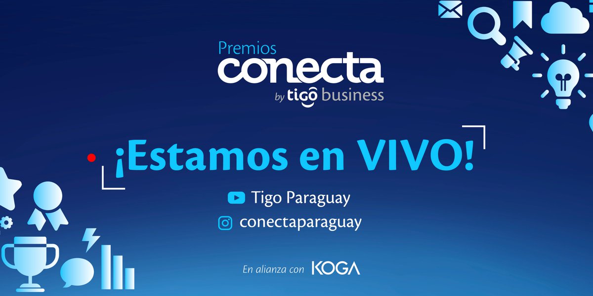 conectaPY's tweet photo. ¡Estamos en VIVO! 🔴

Sumate al DEMO DAY de #PremiosConecta 8va edición, viví los pitch de los 5 equipos finalistas y conocé a los ganadores. 

📲https://t.co/Wyt48nZzIO https://t.co/TqRlWqujWd