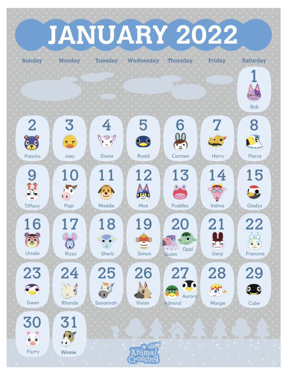 تويتر Beatrice على تويتر Printable Animal Crossing New Horizons 22 Birthday Calendar From Mynintendo The Rest Is In The Comments T Co Xorepbklk9 تويتر Beatrice على تويتر Printable Animal Crossing New Horizons 22 Birthday Calendar From Mynintendo The Rest Is In The Comments T Co Xorepbklk9