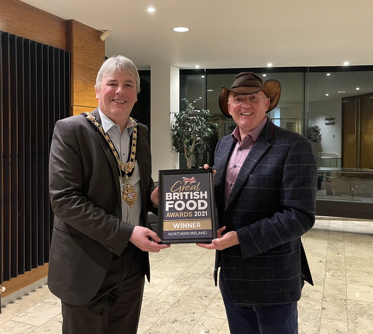 Irish Black Butter #SBS Winner 2024 (@irishblkbutter) on Twitter photo Good evening #belfasthour and #bornandbred It’s been an interesting week receiving feedback on <a href="/IrishBlkButter/">Irish Black Butter #SBS Winner 2024</a> from #Masterchef #winner #tomrhodes and meeting <a href="/RichardJHolmes/">Cllr Richard Holmes UUP</a> #Mayor of <a href="/VisitCauseway/">Visit Causeway Coast & Glens</a> Good evening #belfasthour and #bornandbred It’s been an interesting week receiving feedback on <a href="/IrishBlkButter/">Irish Black Butter #SBS Winner 2024</a> from #Masterchef #winner #tomrhodes and meeting <a href="/RichardJHolmes/">Cllr Richard Holmes UUP</a> #Mayor of <a href="/VisitCauseway/">Visit Causeway Coast & Glens</a>