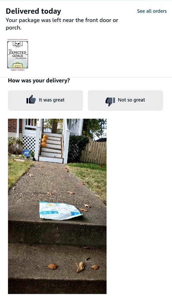 AminHz's tweet photo. Your package is delivered, thanks @amazon https://t.co/mYDPbR6S3K