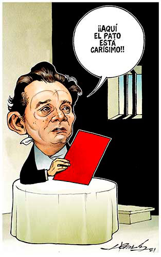 epigmenioibarra's tweet photo. La cuenta. Cartón de @monerohernandez https://t.co/tNP5ehfOEr