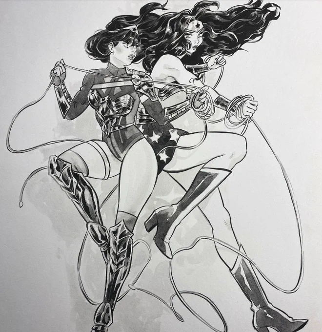 Wonder Women (Yara Flor and Diana) commission ✨ 