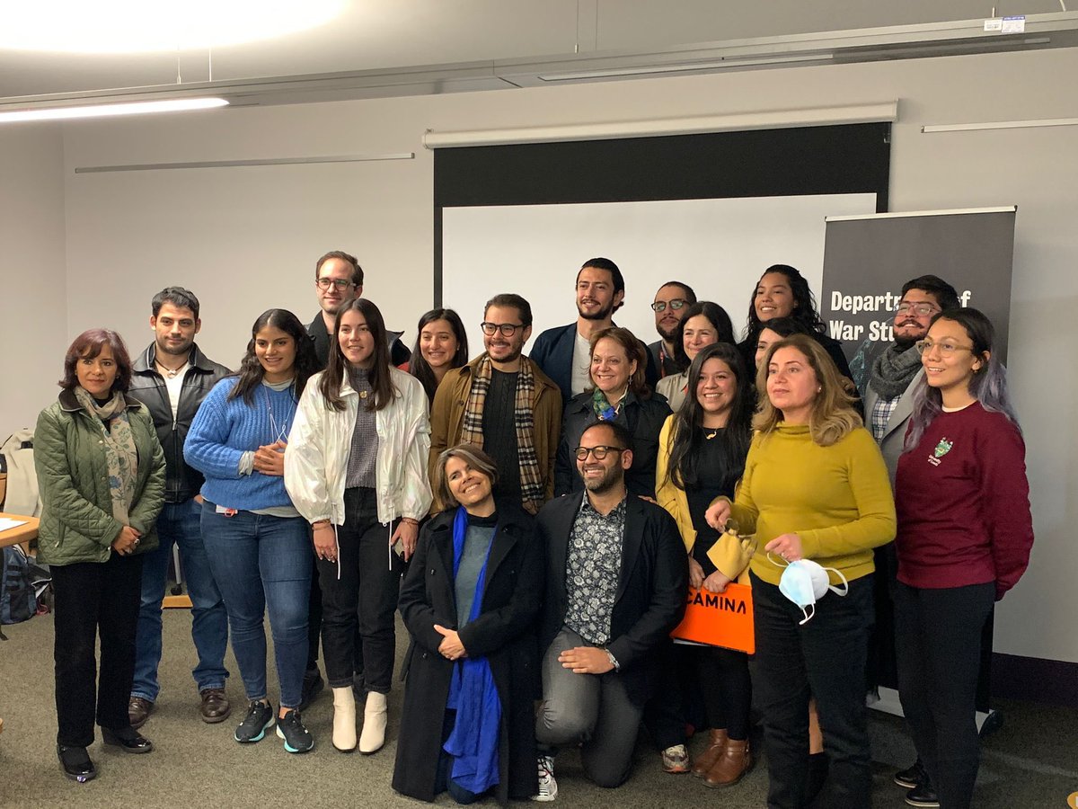 KCLMexicanSoc's tweet photo. Muchas gracias a la Subsecretaria @marthadelgado por venir a King’s College a dialogar con estudiantes mexicanos de Reino Unido. #Kings #MexSoc #COP26 ♻️🌎 @MexSoc_UK @Embamexru https://t.co/XerUSbBDRC