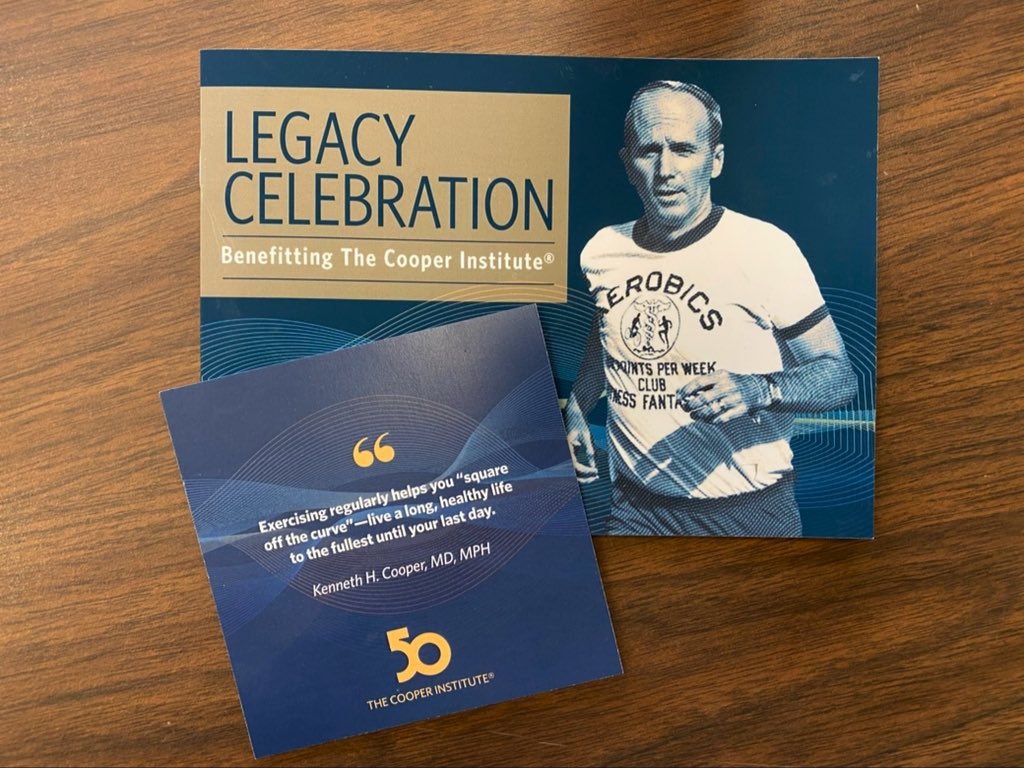 AshleyMergele's tweet photo. Congrats to our partners at the @CooperInstitute on their 50th Anniversary and celebrating 90 years of the life of NTX legend Dr. Kenneth H. Cooper, m.d., mph. https://t.co/FesPFLHWFW