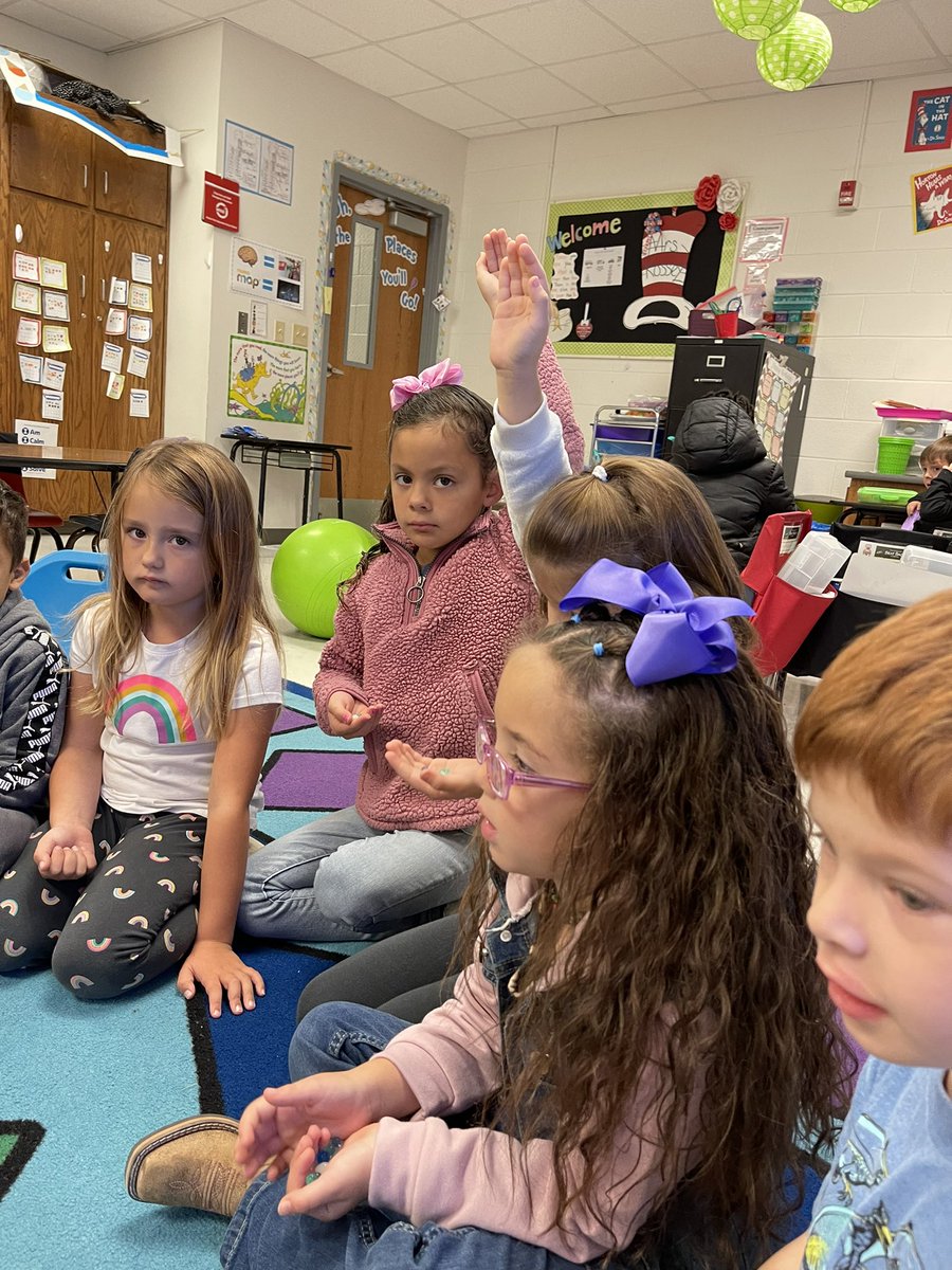 Today we checked if our predictions were correct. We also made inferences, counted, compared, and described. <a href="/MilamBengals/">Ben Milam Elementary</a> #allin #iamwfisd