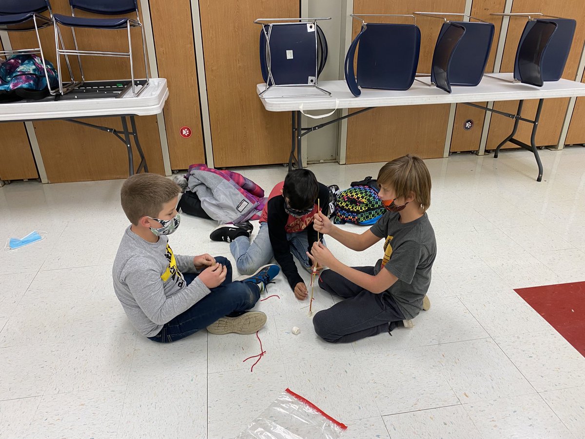 YIS after school STEM Club is rolling!! Great job Mrs. Angulo &amp; team having students creating marshmallow challenge projects 😁