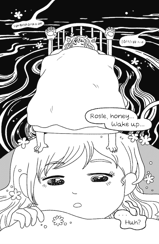 Story 3: Dream Dream Dreamer. Roslyn starts having vivid dreams that she's a part of a family different from her own.