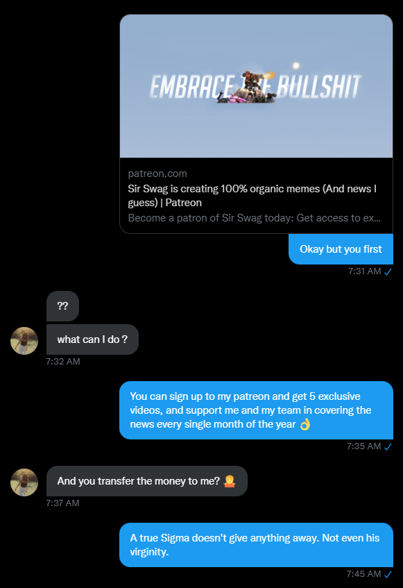 SirSwagYT's tweet photo. #AlwaysOnThatGrind https://t.co/hYElseOkCW