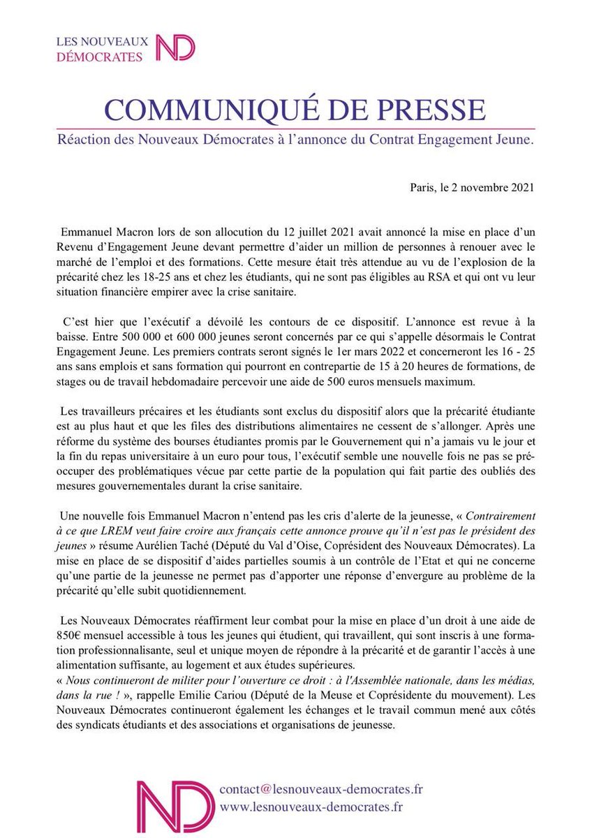 KamelDjellal2's tweet photo. Avec les @NDemocrates_, nous proposons la création d’un revenu universel d’émancipation. 

C’est une solution concrète pour en finir avec la précarité étudiante. https://t.co/JpJgSNFLzq