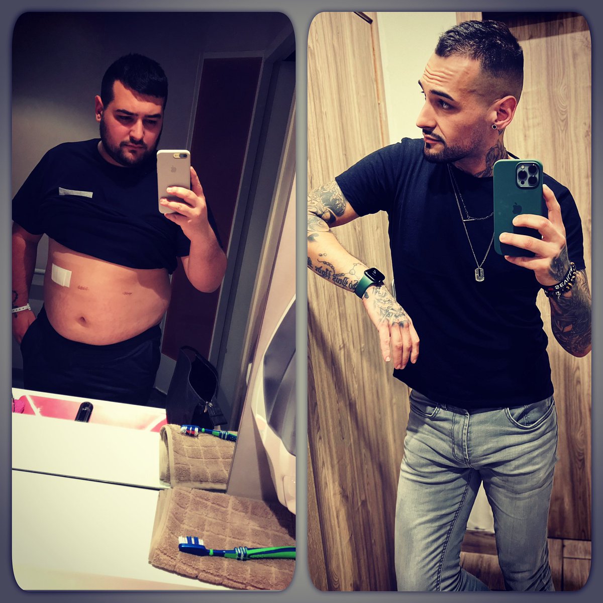 Kevin_6933's tweet photo. 5 ans plus tard … 80 kilos en moins … Tu valides ? 💪🏽 🤙🏽😎👌🏽💪🏽 @TiboInShape  @jujufitcats  #TeamShape #TeamJuju #Transformation #Pertedepoids https://t.co/HfNk2VwqXe