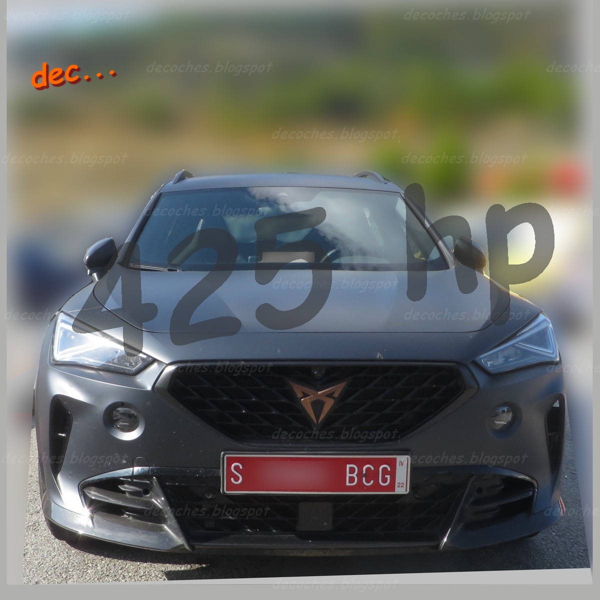 dec_Fv's tweet photo. CUPRA Formentor 425 HP. #cupraformentor #cupra #formentorvz5 #spycar #testcar https://t.co/92O46COqdT