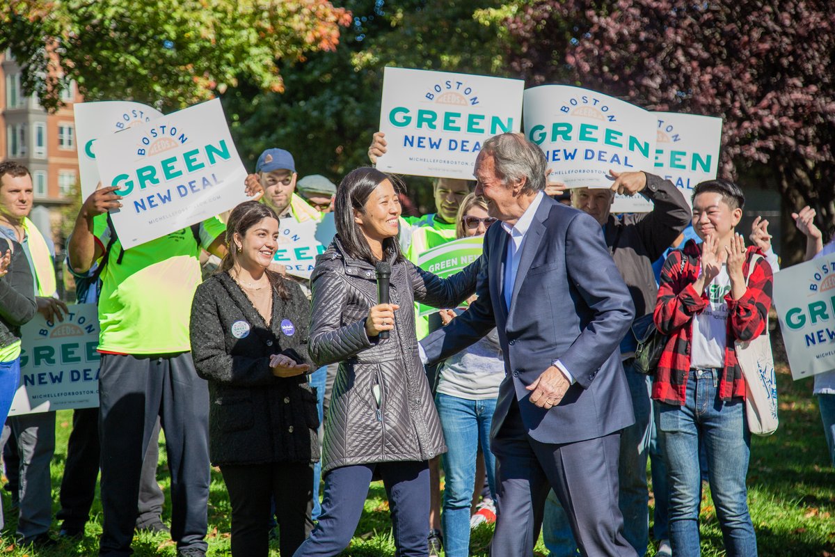 EdMarkey's tweet photo. Boston is about to become a Green New Deal city. https://t.co/LvFwGIdTLe