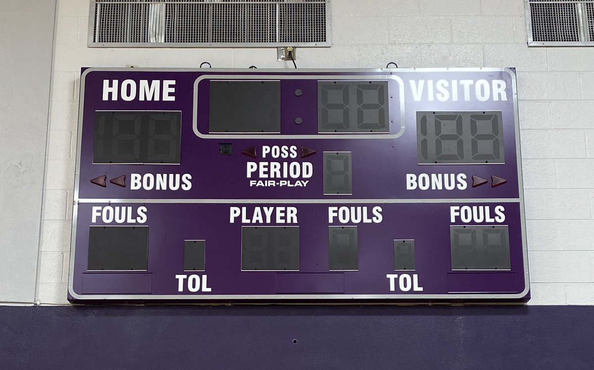 Coach_JJames's tweet photo. New scoreboards in The Mayo-Wheeler look great! #HoopTime #BeDifferent https://t.co/0vAVYUa7w2
