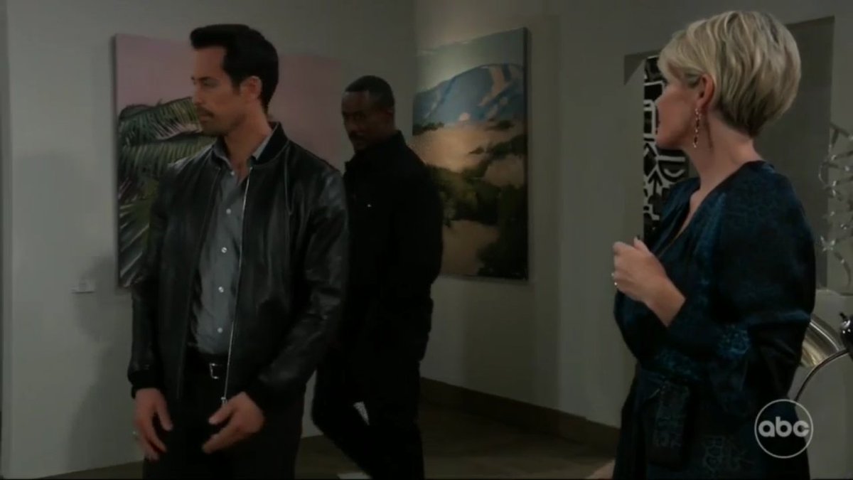 antigonea's tweet photo. He was on top of the world before-now he looks like he got his butt handed to him.. Ava wants to know what gives. Nik fobs her off with a lie. #ShawnButler #NikolasCassadine #AvaCassadine #Nava #GH https://t.co/4TVGFypKn6