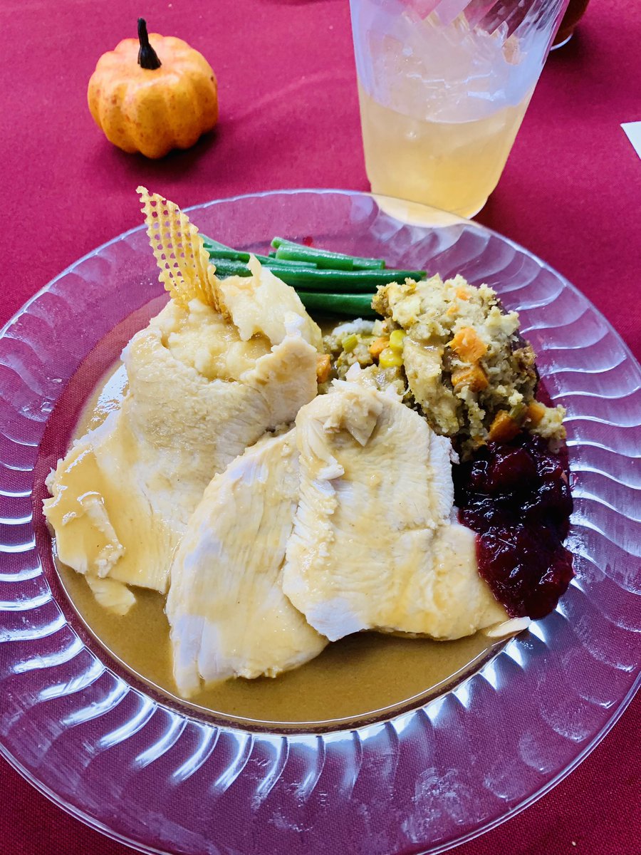 Thanksgiving lunch served to teachers by their students! Thank you, Chef and the rest of the culinary arts team for the incredible food and service. <a href="/LetoHighSchool/">Leto High School</a> @LHSMcCoy