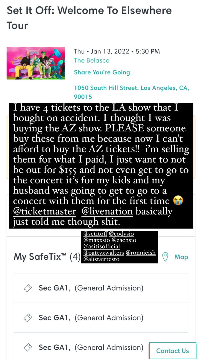 snaprebelx's tweet photo. @SetItOff @ASITISofficial @LiveNation @Ticketmaster #setitoff https://t.co/nGnLXzkcxS