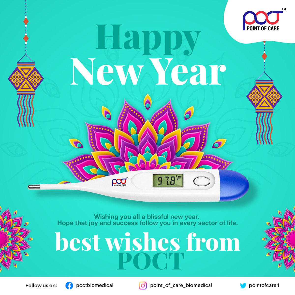 PointofCare1's tweet photo. Happy New Year🎉💫😊
.
.
.
#happynewyear
#nutanvarshabhinandan #biomedicalengineering
#biomedicalproducts
#biomedicalinstrument
#medicalproducts
#medicalequipment
#poctbio https://t.co/DvRosSfW0W