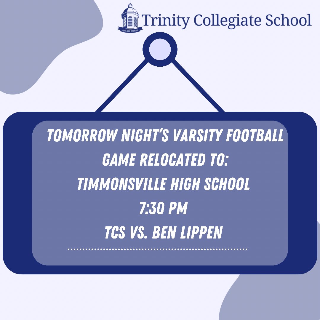 Trinity Collegiate School tweet media