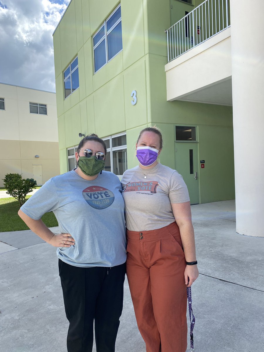 #ThrowbackThursday to when we were teaching Women’s Suffrage a few weeks ago in history! Gotta wear the 19th amendment shirts! @historybyfloyd <a href="/TheCoyoteWay/">CypressCreek</a>
