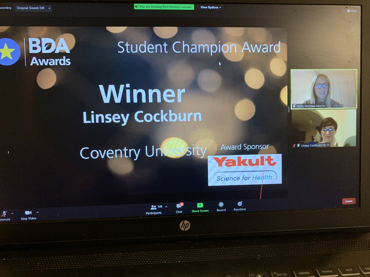 BDA_Obesity's tweet image. Congratulations to @linslizc on being awarded @BDA_Dietitians student champion. So well deserved. Linsey is one of our committee members and runs our instagram account in addition to undertaking other duties