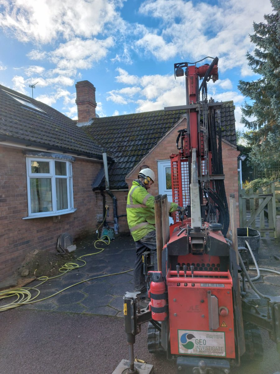 Geoinvestigate's tweet photo. #Geoinvestigate's expert #coal #mining legacy #siteinvestigation team were out in sunny #Sheffield today probing for #mineworkings identified in a #Coal #Mine #Risk #Assessment #report. https://t.co/AetzOQPjNm