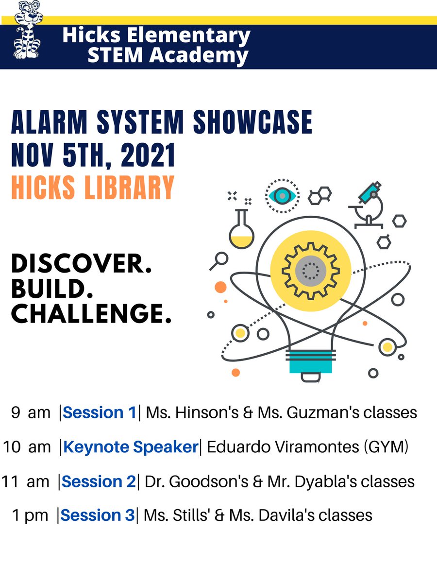 SokolikKatie's tweet photo. @HicksTigers 4th grade minds @work! Circuitry in practice as they custom design alarms to protect valuables in prep for @Villalpando_DL @HicksScience1 #STEMpbl showcase Friday! Can't wait to see the student innovation & the guest speaker! Join me there! @AliefTech @AliefScience https://t.co/6PMk0fvwm2