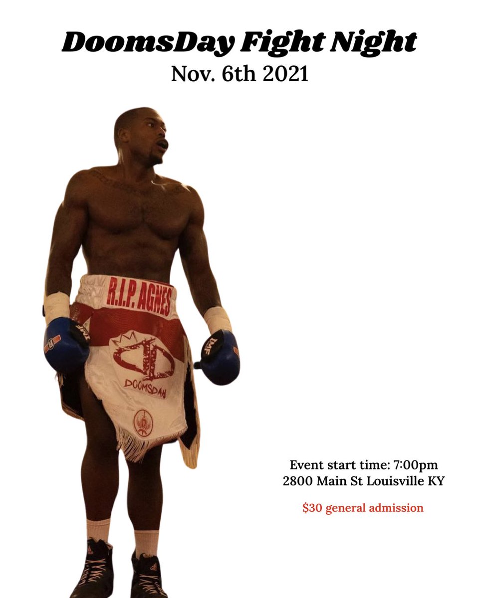 lngevty's tweet photo. This Saturday! Be there 🥊 https://t.co/RcpujEYcYU