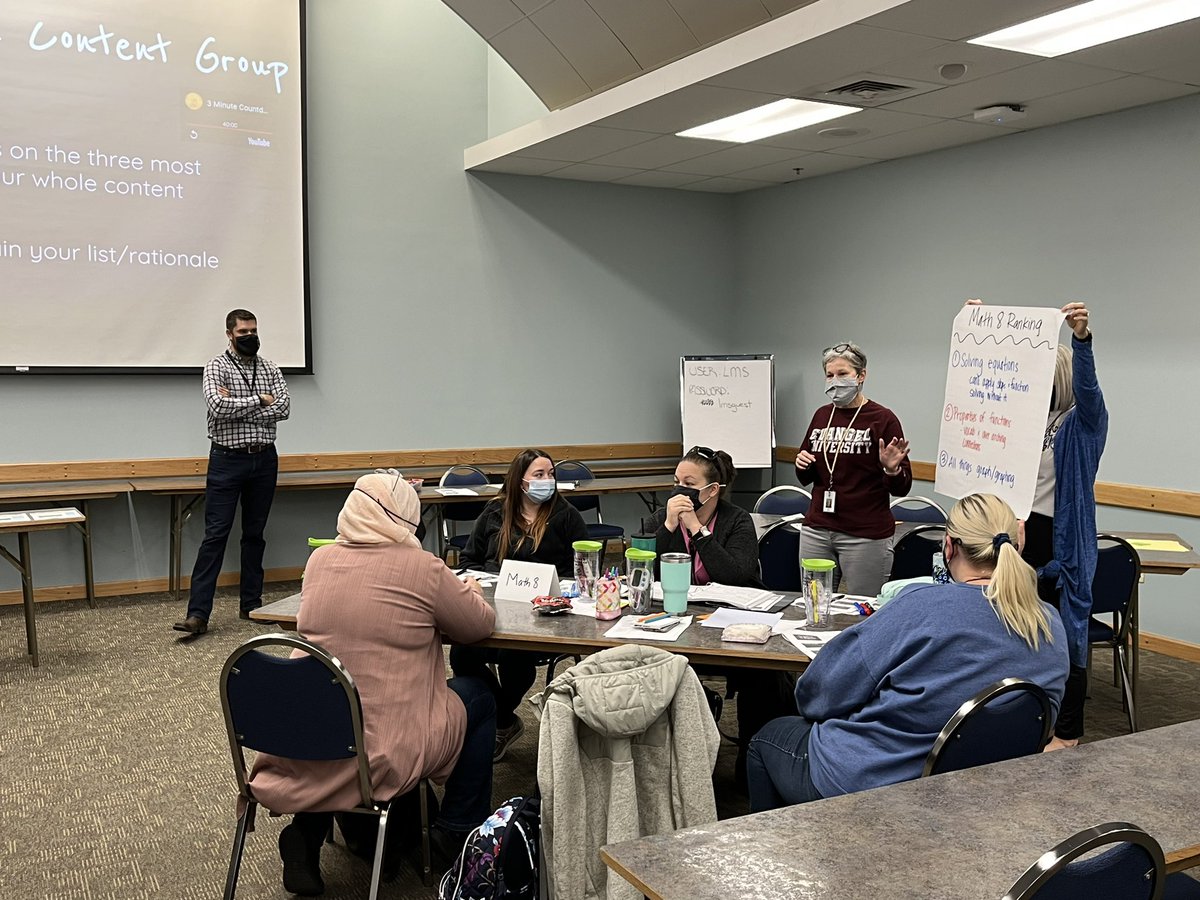 ingramhollyann's tweet image. Collaborative conversations around the critical concepts to identify vertical alignment of mathematics across grade levels and school! #MathRocks #WPSIgniteLearning #WPSProud #TeacherLearning #GrowthMindset