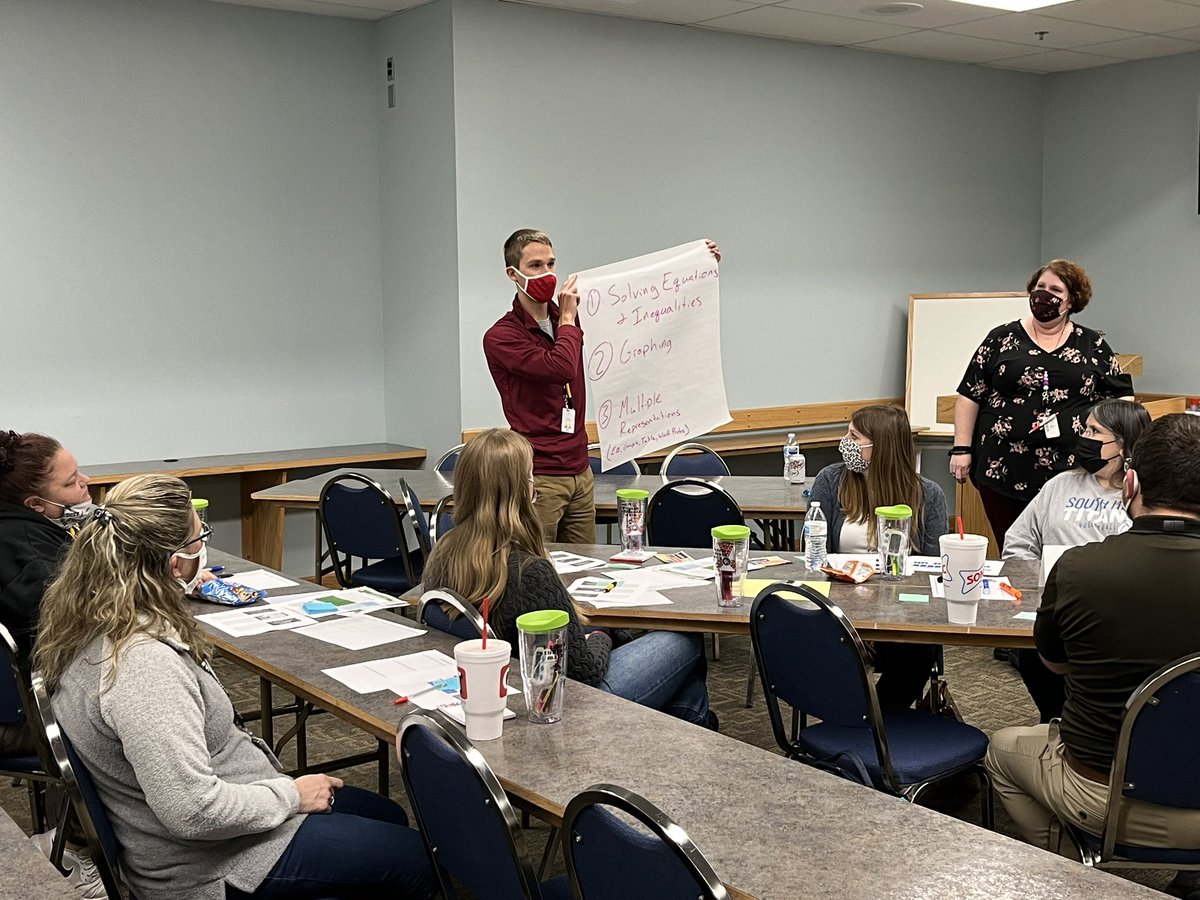 ingramhollyann's tweet image. Collaborative conversations around the critical concepts to identify vertical alignment of mathematics across grade levels and school! #MathRocks #WPSIgniteLearning #WPSProud #TeacherLearning #GrowthMindset