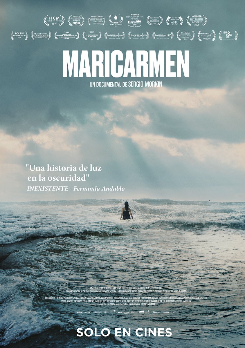 CasadelCineMx's tweet photo. ✨ MARICARMEN ✨ Ven a conocer la historia de esta increíble #mujer, #chelista, toca con una #bandaderock y en una orquesta de cámara. Además es #maestra de música, #escritora, corredora de maratones, vive sola y es #ciega...
🌷 15 Hrs. Del 5 al 11 de Nov. 🌷 https://t.co/y3s83zffNW
