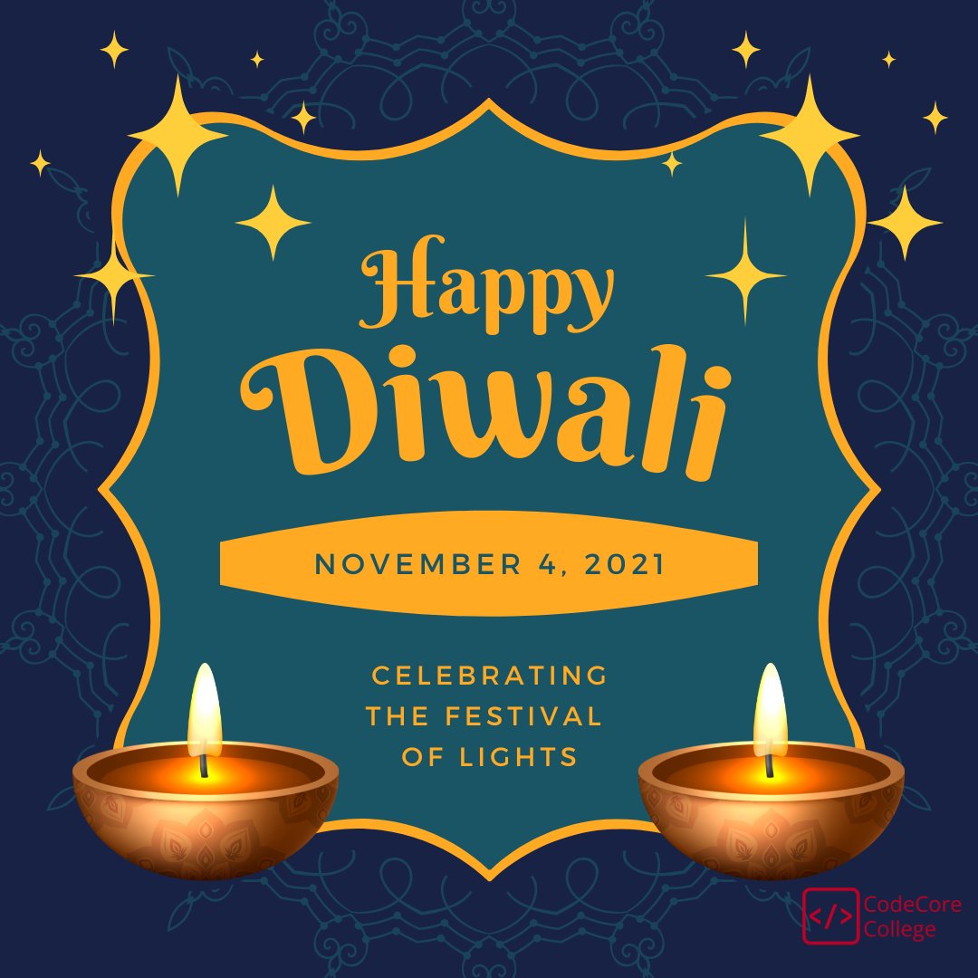 CodeCoreCollege's tweet image. Happy Diwali 2021
.
.
.
.
.
#codecore #diwali #2021 #vancouver #fesitvaloflights #beautiful #fun #vancity #colours #fireworks #besafe