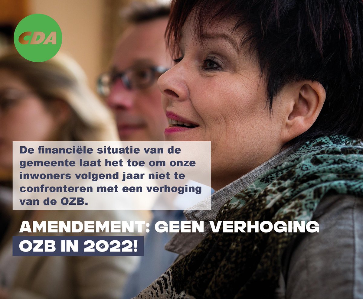 CDAKatwijk's tweet photo. Voor 2022 geen verhoging van de OZB omdat het kán. Financieel solide beleid maar er is ruimte volgend jaar en dat kan onze inwoners zeker een steuntje geven in de rug. Amendement is aangenomen. Mooi! #ABKW https://t.co/jD5tIfE4FI