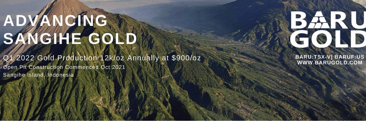 CapitalJemini's tweet photo. 📧 📣@Baru_Gold CLOSES $1 MILLION FIRST TRANCHE OF FINANCING - https://t.co/wy77Il4qnT #gold #silver #preciousmetals #mining #sangihe #fintech #BTC #fintech #IoT #digitaltransformatin #stockstobuy $BARU.V $BARUF #BARU https://t.co/ZFXsUHHIRD