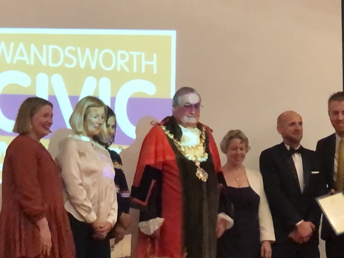 Thanks to ⁦<a href="/WandsworthMayor/">Wandsworth Mayor</a>⁩ for hosting a uplifting evening at #wandsworthCivicAwards
