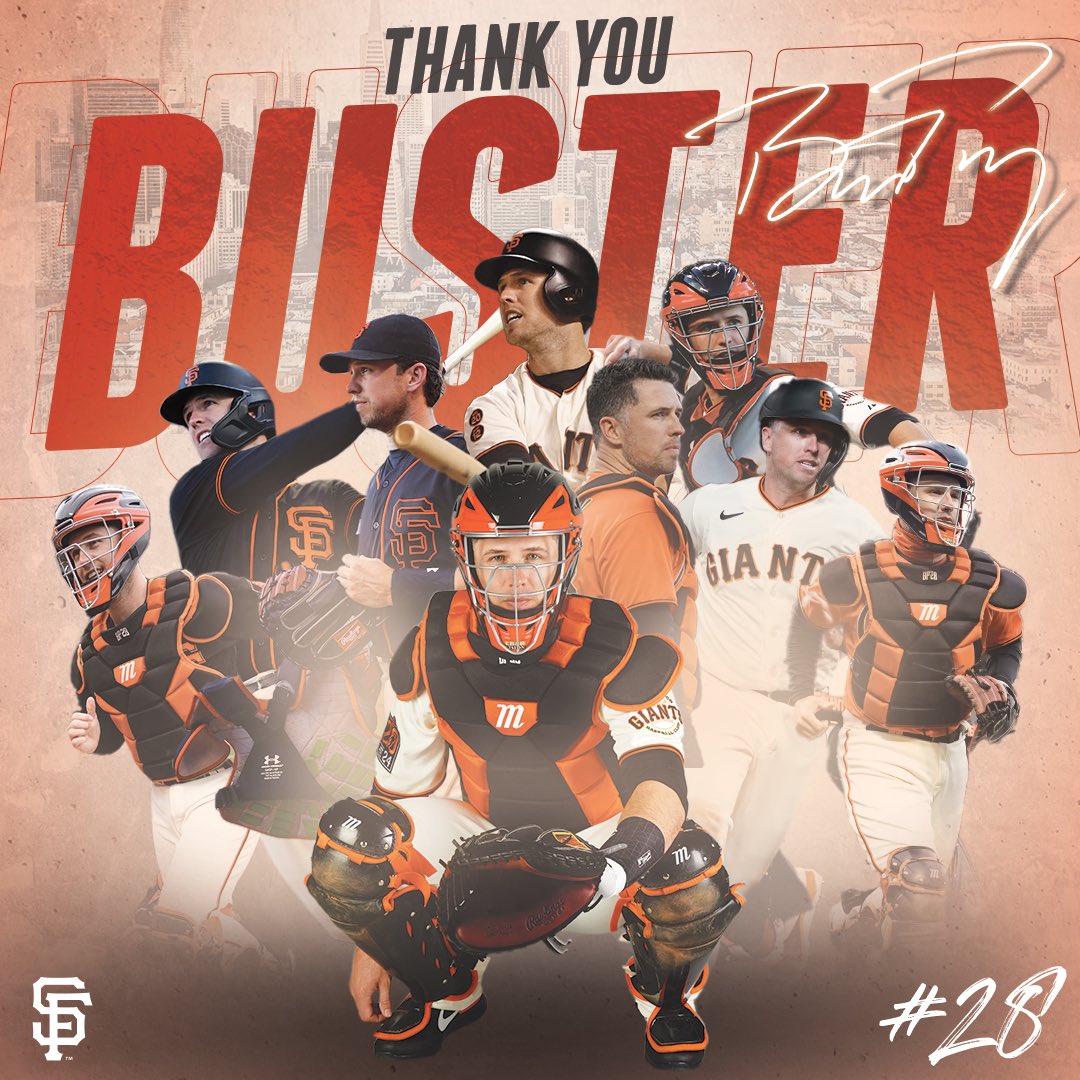 After 12 years with the #SFGiants, Buster Posey has announced he is retiring from baseball. Thank you for everything, Buster! #ForeverGiant