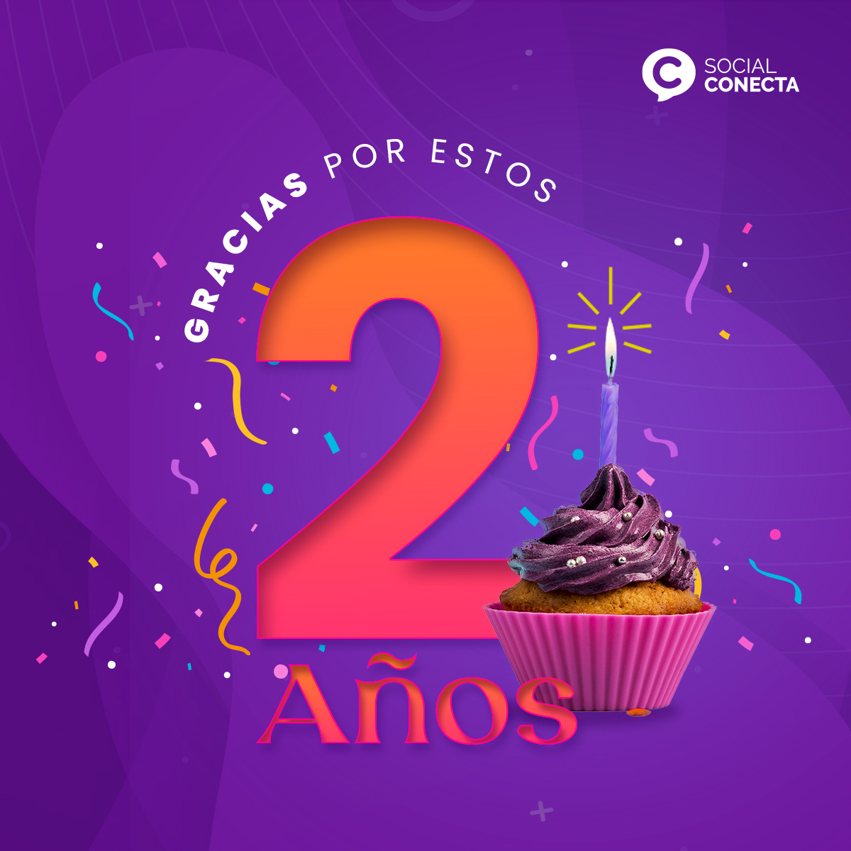 socialconectamx's tweet photo. ¡ESTAMOS DE FESTEJO! 🤩
#SocialConecta nació con la idea de brindarle a todas las PyMES la posibilidad de adentrarse al mundo del #MarketingDigital 📲
Y gracias a ustedes, cumplimos 2 años de ver crecer muchos negocios ✅ https://t.co/6p2Q3IhoI5