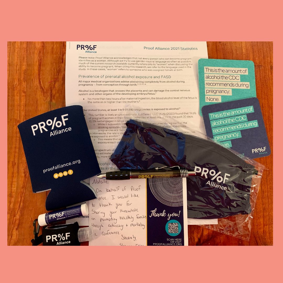 fasdhope's tweet photo. Hey friends at @Proof_Alliance ! I love the #thankyouswag & appreciate the opportunity of presenting “Behind the Mic: New Tools and Trends in FASD Advocacy” at this year’s #proofcon2021. Thank you for the #thankyougifts! 😉 Yours in FASD Advocacy, @fasdhope
#fasd #fasdadvocacy https://t.co/7nvbg2xabn