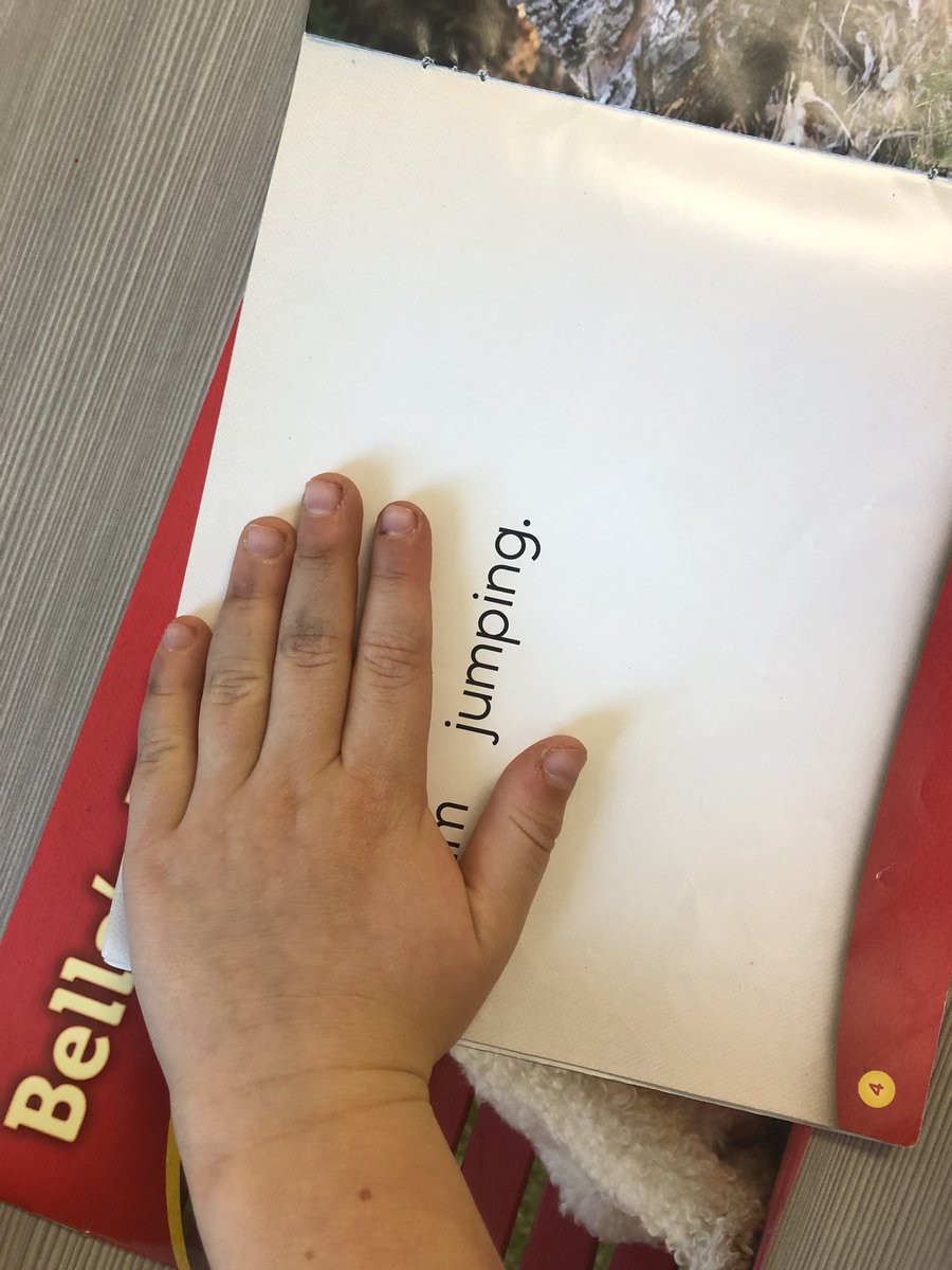 MissCarr04's tweet photo. “The last word is the only one that changes each page! Look! I can hide the others with my hand...” Student driven reading group revelations ❤️
#fcpsk #dreamkeepers https://t.co/KgLHtFuXcw