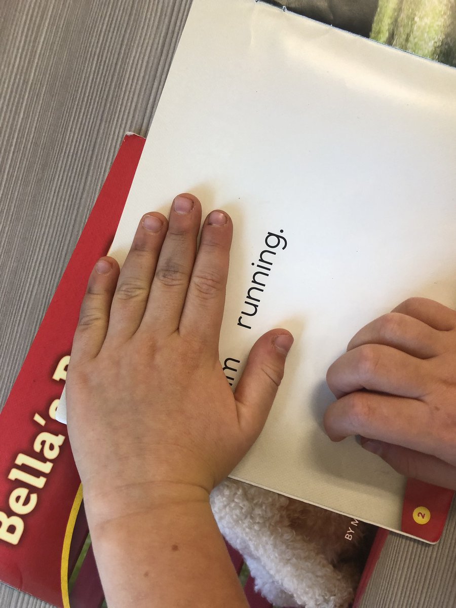 MissCarr04's tweet photo. “The last word is the only one that changes each page! Look! I can hide the others with my hand...” Student driven reading group revelations ❤️
#fcpsk #dreamkeepers https://t.co/KgLHtFuXcw