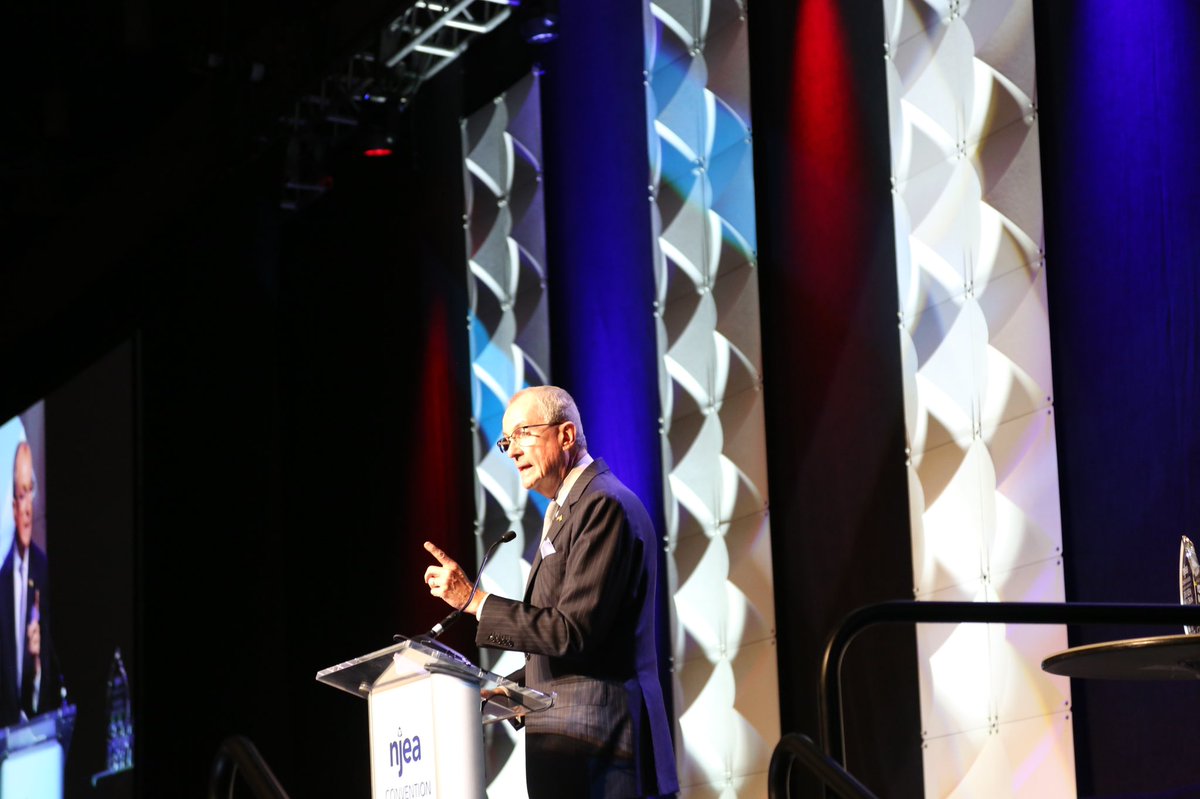 GovMurphy's tweet photo. Honored to speak at the @NJEA Convention this afternoon. For four years, we’ve worked together to restore our public schools and restore dignity and honor to the education profession. May the next four years expand our commitment to strengthen our public education system. https://t.co/orFk2wI3Bp