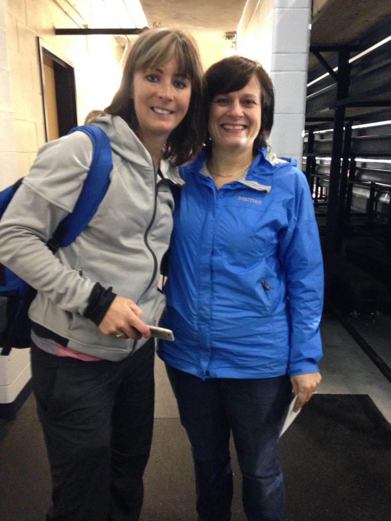 carolpyenadeau's tweet photo. @timandfriends Meeting one of my favourite curlers. #TimCurls @Team_Muirhead https://t.co/6gERV9Cob0