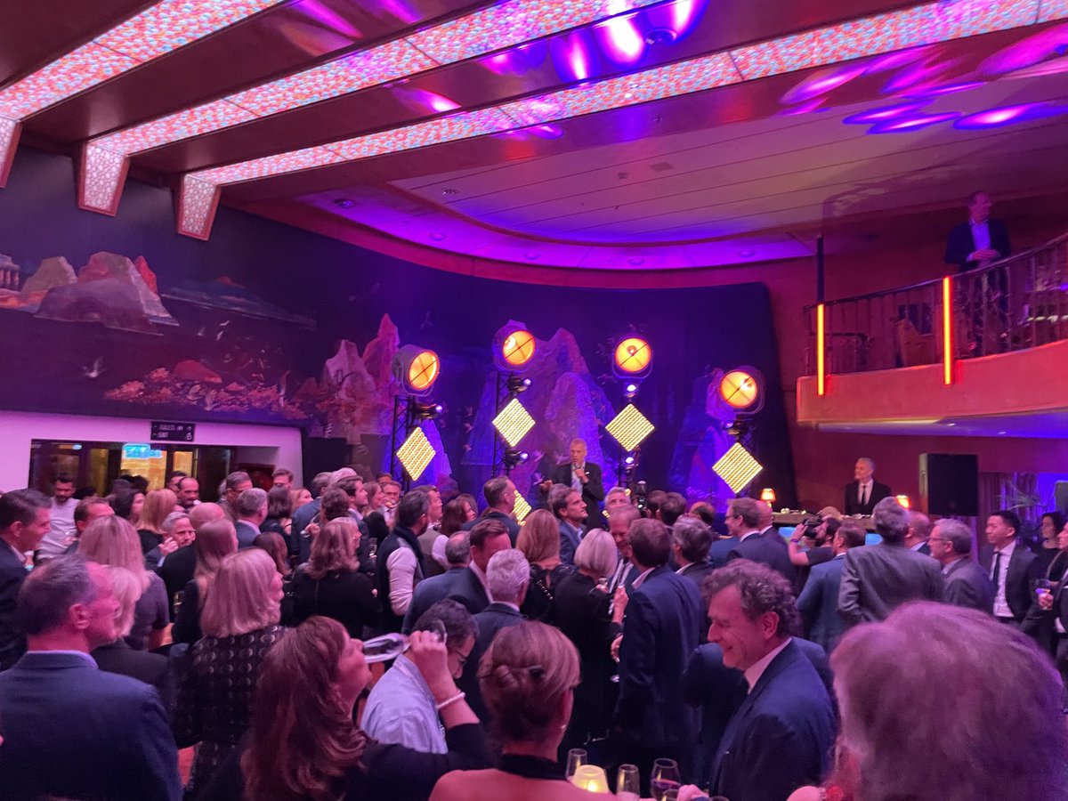 What a wonderful evening aboard steamship Rotterdam. Only at UFI! ⁦<a href="/UFILive/">UFI</a>⁩ #togetheragain